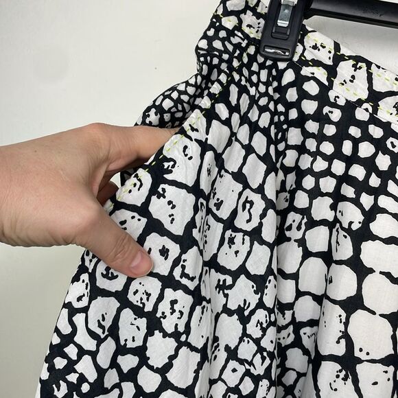 Edme & Esyllte Anthropogie Animal Print Knee Length A Line Skirt w/Lining SZ 12 - Picture 6 of 16